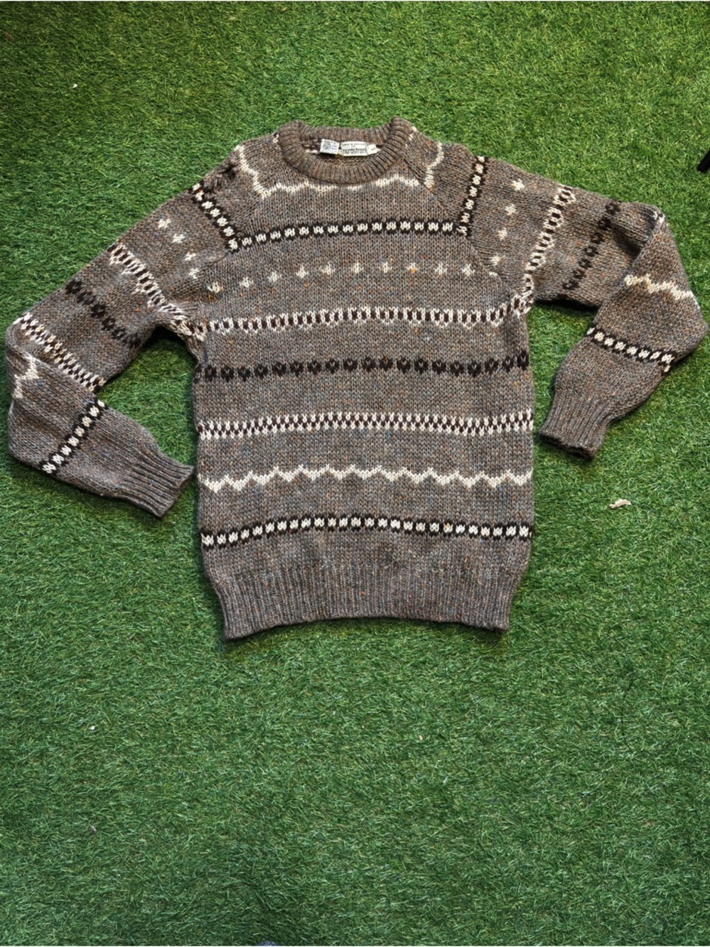Nordstrom brown wool knitted sweater